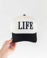 Pro-Life Hat - Black & Off-White